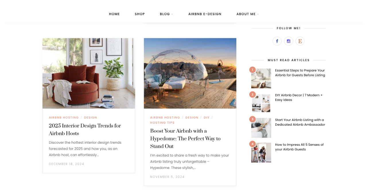 Short term rental blog